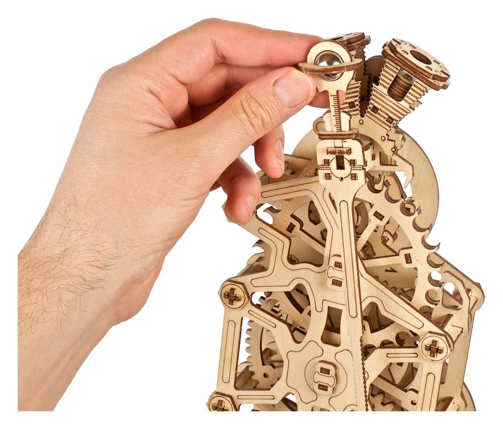 Ugears 3D-Holzpuzzle Motoren-Uhr Image 23