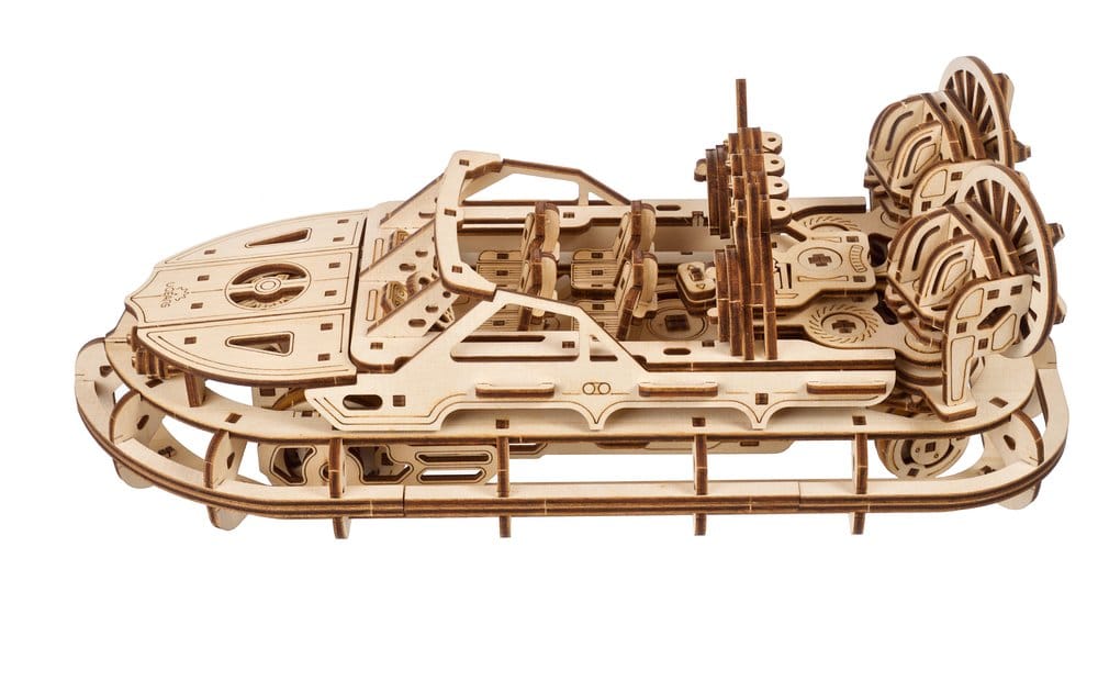 Ugears 3D-Holzpuzzle Rettungs-Luftkissenboot Image 3