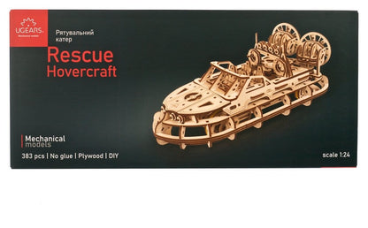 Ugears 3D-Holzpuzzle Rettungs-Luftkissenboot Image 24