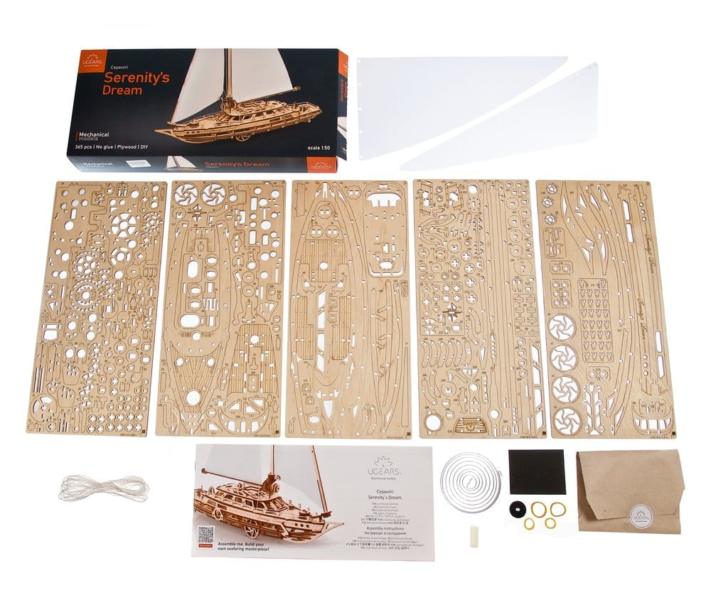 Ugears 3D-Holzpuzzle Serenity's Dream Image 26