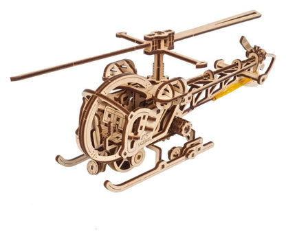 Ugears 3D-Holzpuzzle Mini-Hubschrauber Image 1