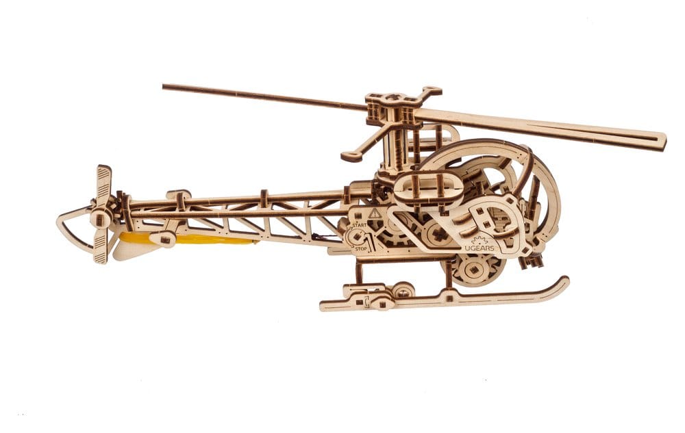 Ugears 3D-Holzpuzzle Mini-Hubschrauber Image 2
