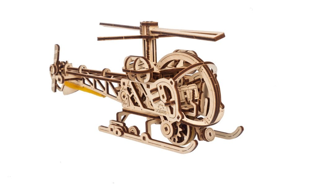 Ugears 3D-Holzpuzzle Mini-Hubschrauber Image 5