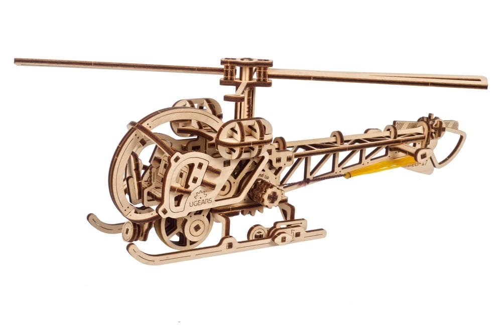 Ugears 3D-Holzpuzzle Mini-Hubschrauber Image 9