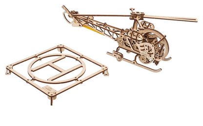 Ugears 3D-Holzpuzzle Mini-Hubschrauber Image 21