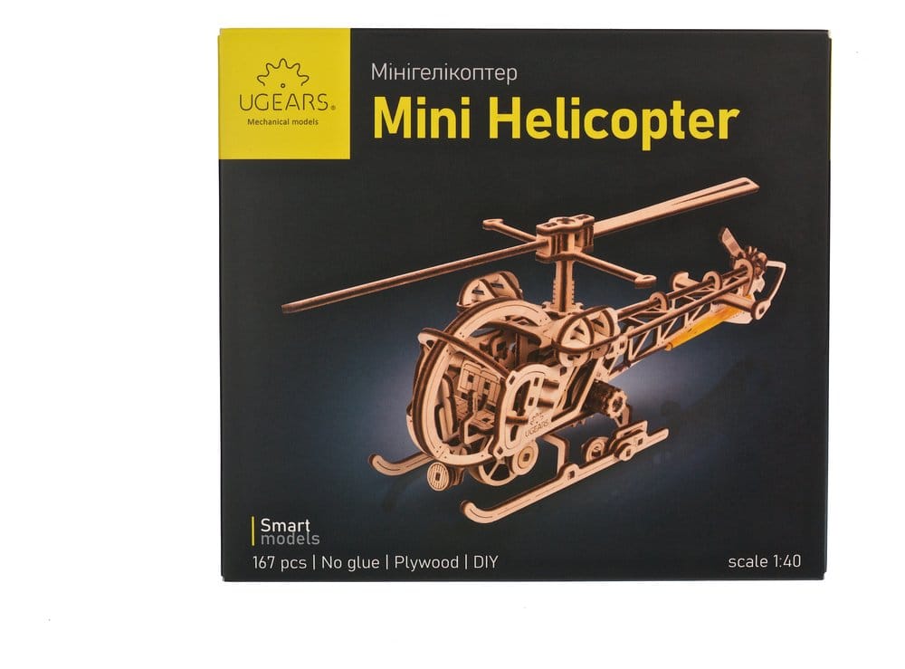 Ugears 3D-Holzpuzzle Mini-Hubschrauber Image 24