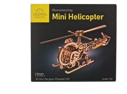 Ugears 3D-Holzpuzzle Mini-Hubschrauber Image 24