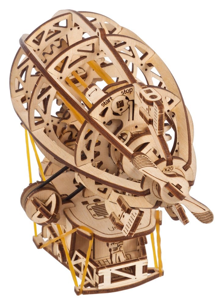 Ugears 3D-Holzpuzzle Steampunk-Luftschiff Image 17