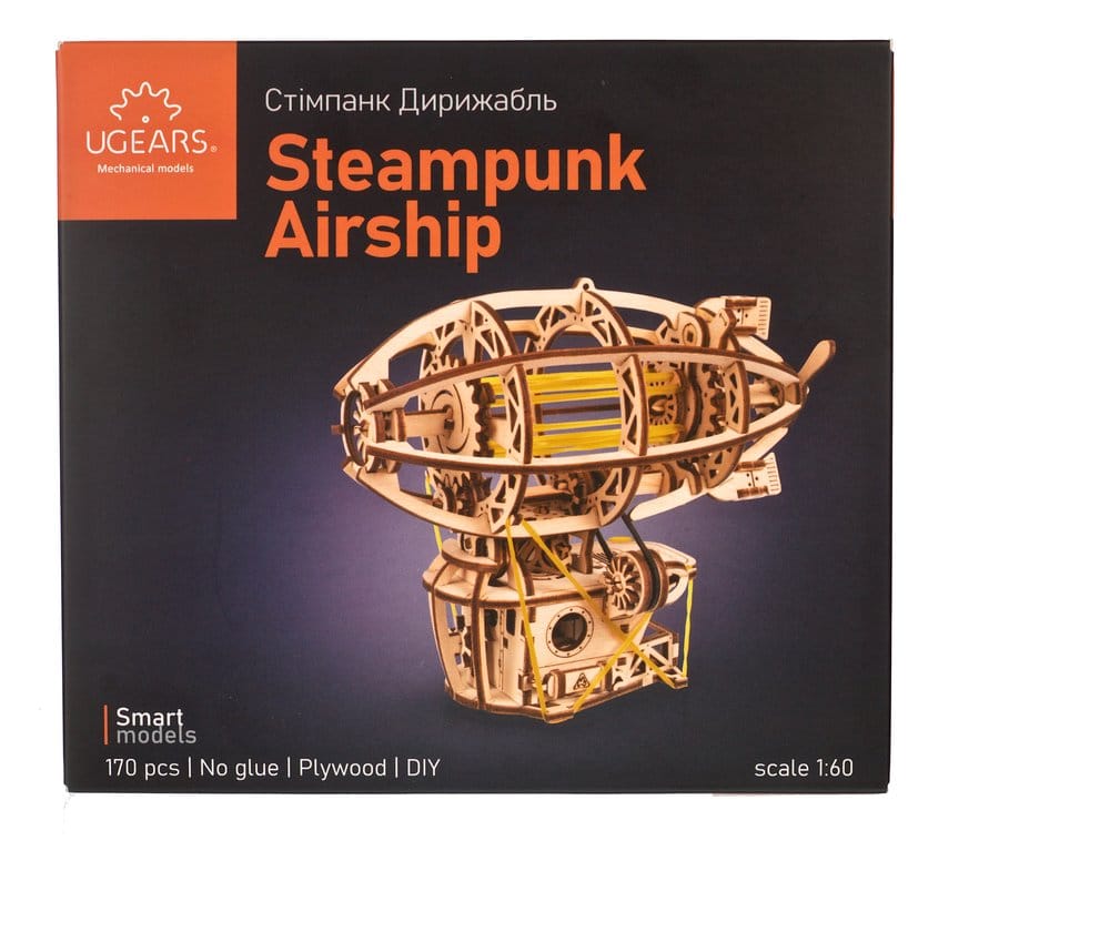 Ugears 3D-Holzpuzzle Steampunk-Luftschiff Image 24