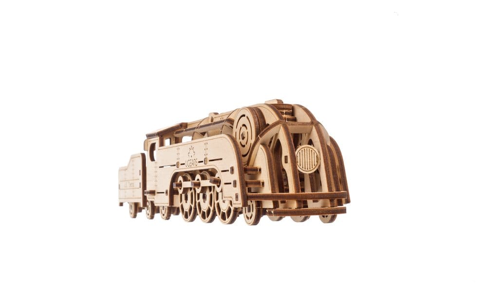 Ugears 3D-Holzpuzzle Mini-Lokomotive Image 6