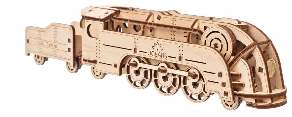 Ugears 3D-Holzpuzzle Mini-Lokomotive Image 9