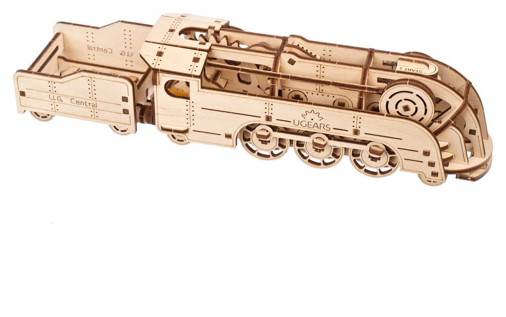 Ugears 3D-Holzpuzzle Mini-Lokomotive Image 10