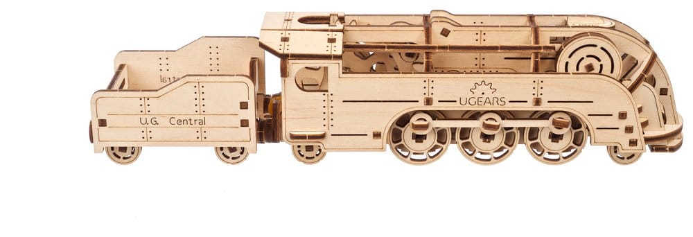 Ugears 3D-Holzpuzzle Mini-Lokomotive Image 12
