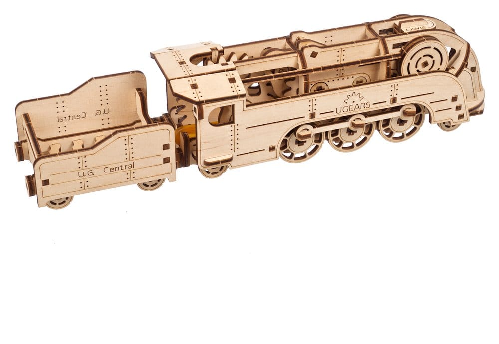 Ugears 3D-Holzpuzzle Mini-Lokomotive Image 13