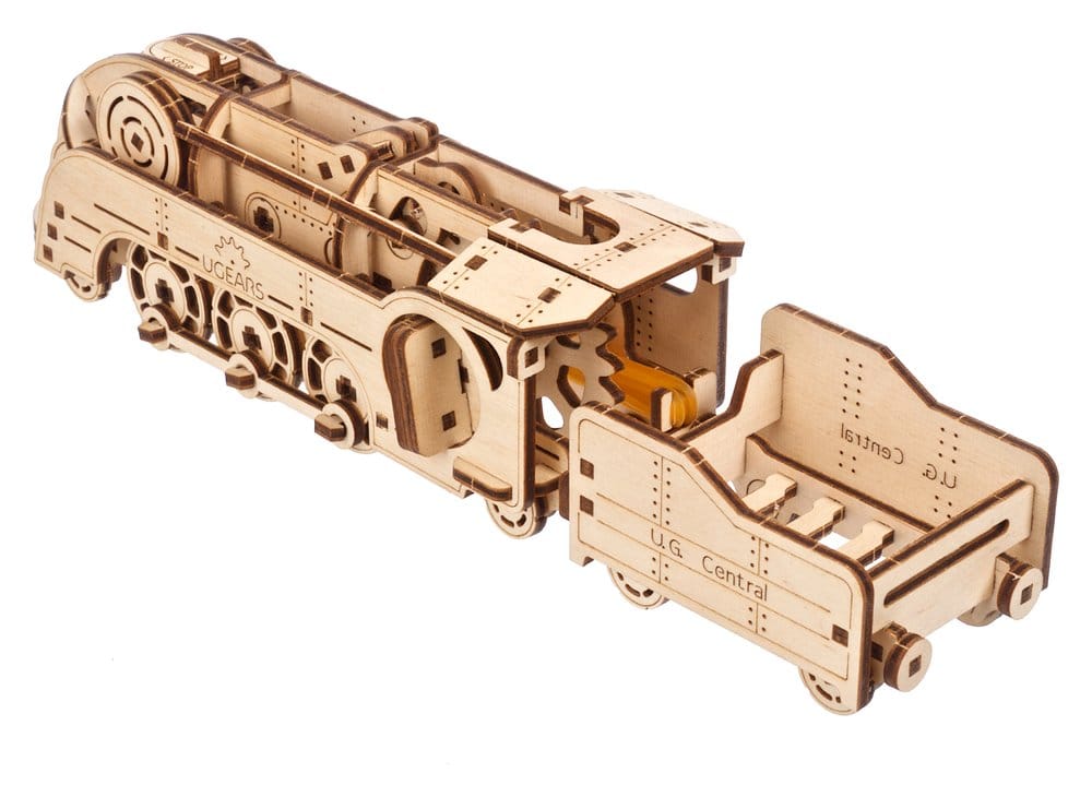 Ugears 3D-Holzpuzzle Mini-Lokomotive Image 19