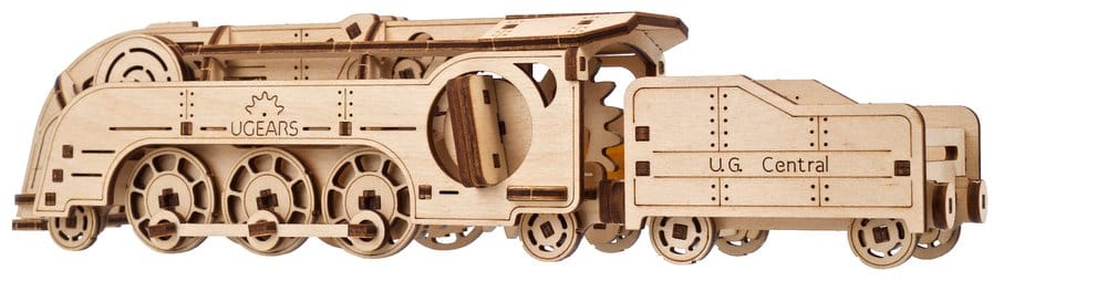 Ugears 3D-Holzpuzzle Mini-Lokomotive Image 20