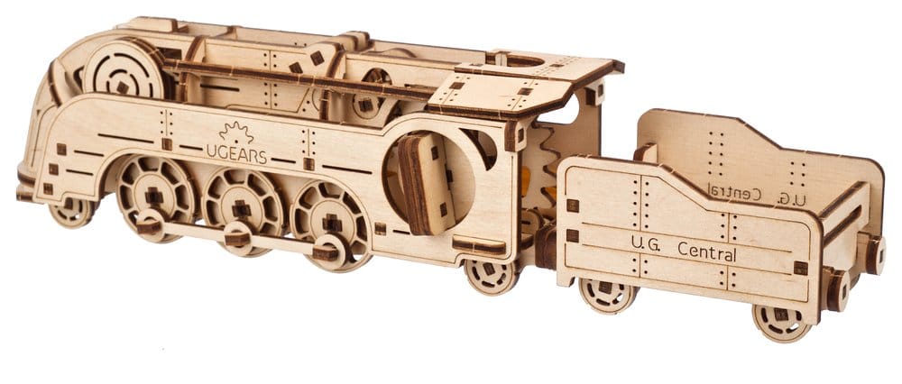 Ugears 3D-Holzpuzzle Mini-Lokomotive Image 21