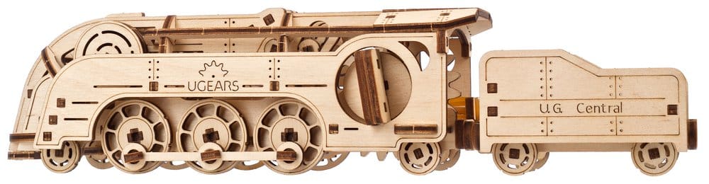 Ugears 3D-Holzpuzzle Mini-Lokomotive Image 23