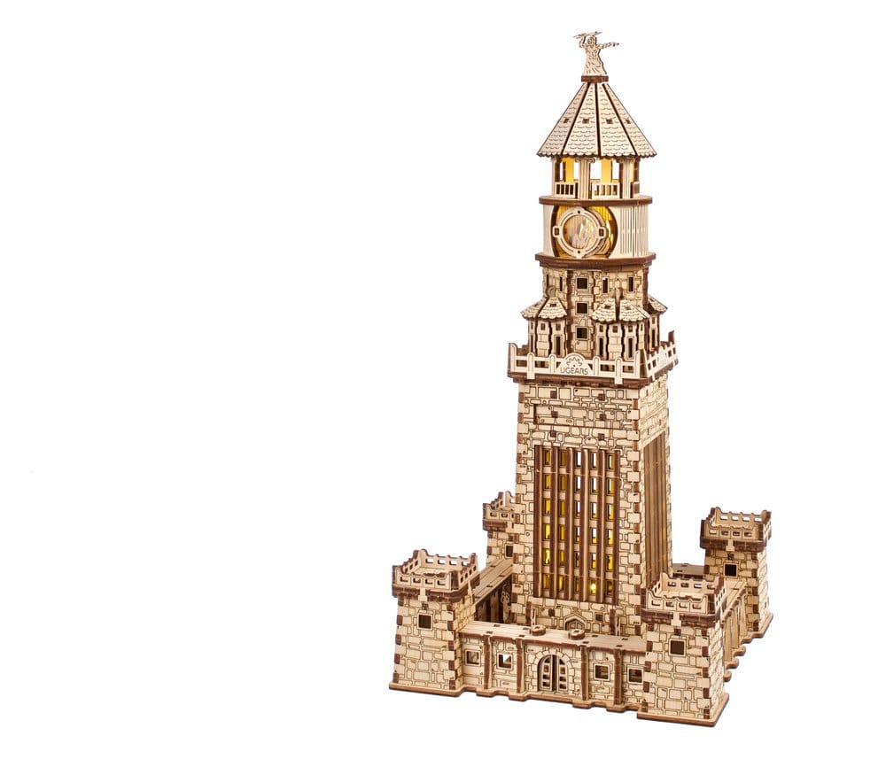 Ugears 3D-Holzpuzzle Leuchtturm von Alexandria Image 1