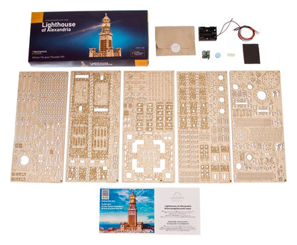 Ugears 3D-Holzpuzzle Leuchtturm von Alexandria Image 4