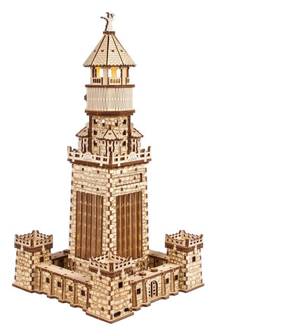 Ugears 3D-Holzpuzzle Leuchtturm von Alexandria Image 12