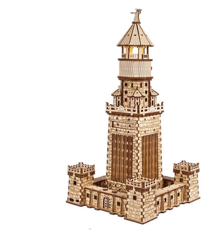 Ugears 3D-Holzpuzzle Leuchtturm von Alexandria Image 17