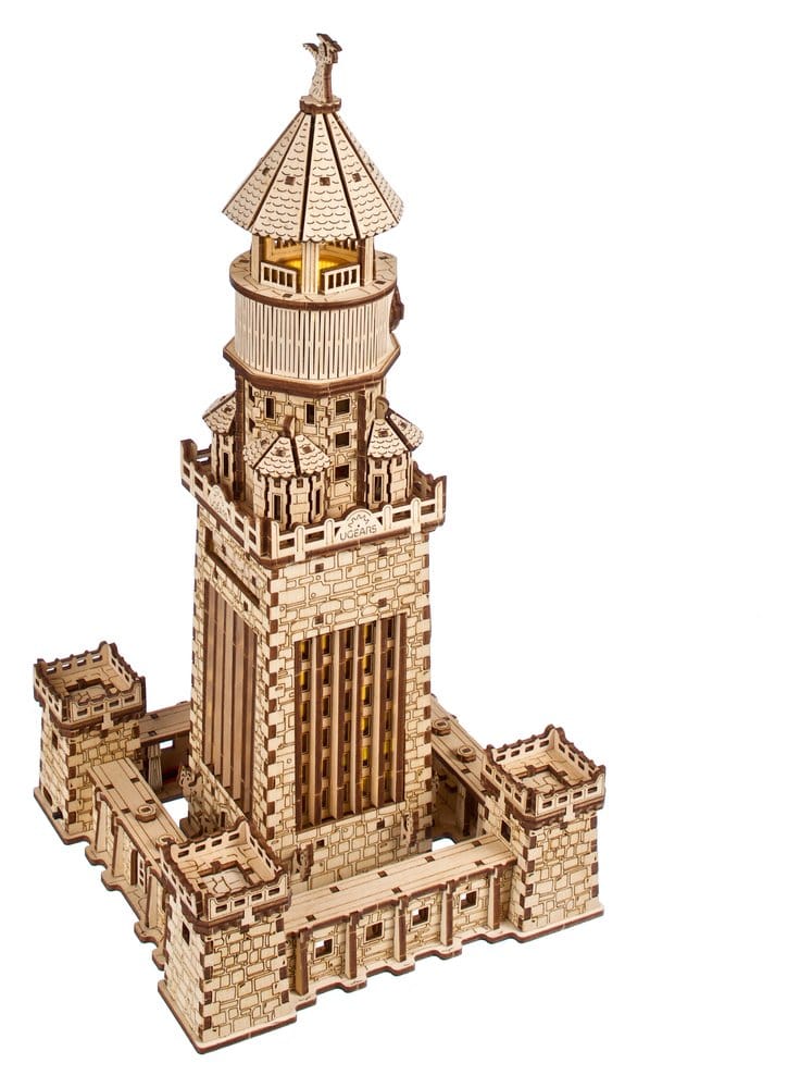 Ugears 3D-Holzpuzzle Leuchtturm von Alexandria Image 20