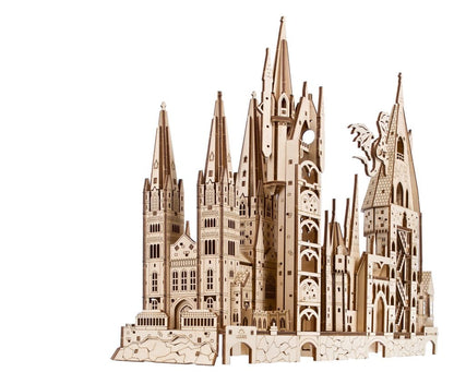 Harry Potter 3D-Holzpuzzle Schloss Hogwarts Image 12
