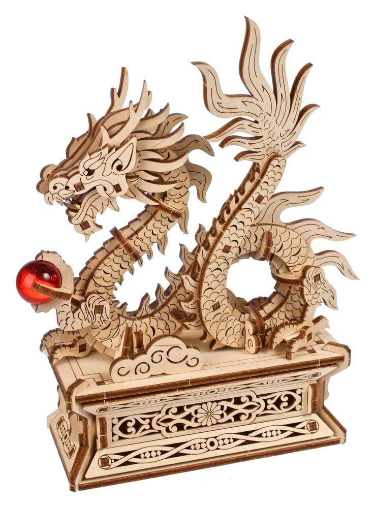 Ugears 3D-Holzpuzzle Holzdrache Image 1