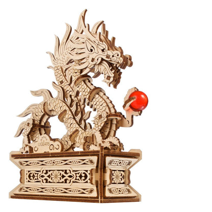 Ugears 3D-Holzpuzzle Holzdrache Image 12