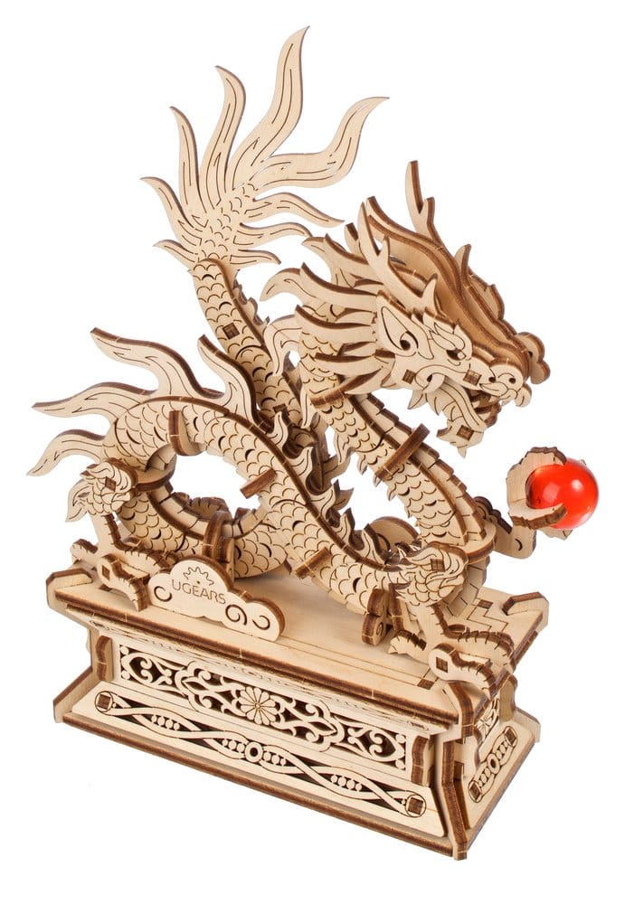 Ugears 3D-Holzpuzzle Holzdrache Image 15