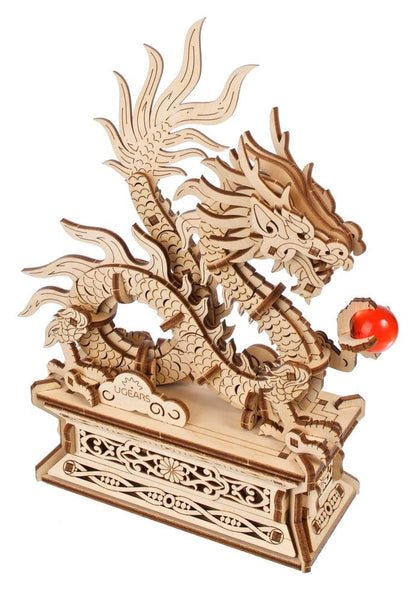 Ugears 3D-Holzpuzzle Holzdrache Image 15