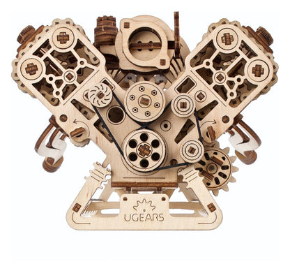 Ugears 3D-Holzpuzzle V8-Motor Image 5