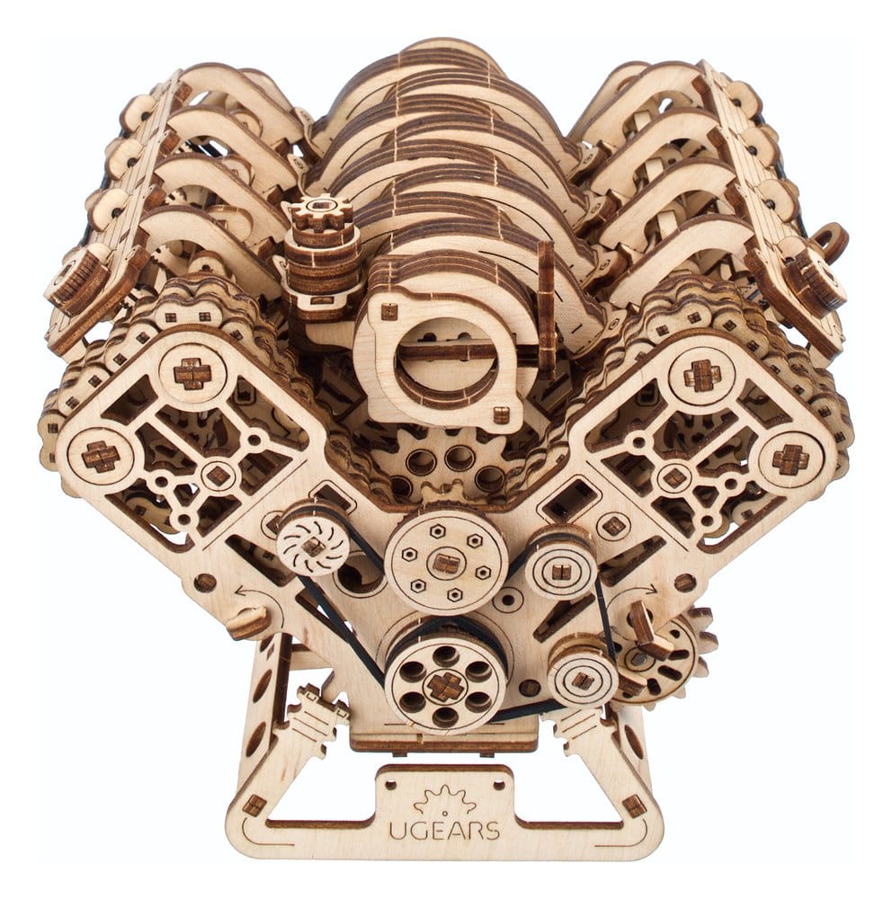 Ugears 3D-Holzpuzzle V8-Motor Image 6