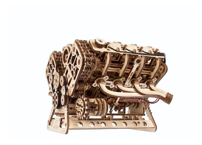 Ugears 3D-Holzpuzzle V8-Motor Image 10