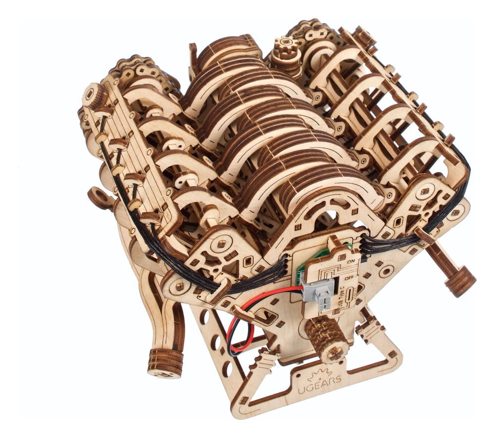 Ugears 3D-Holzpuzzle V8-Motor Image 15