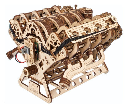 Ugears 3D-Holzpuzzle V8-Motor Image 20