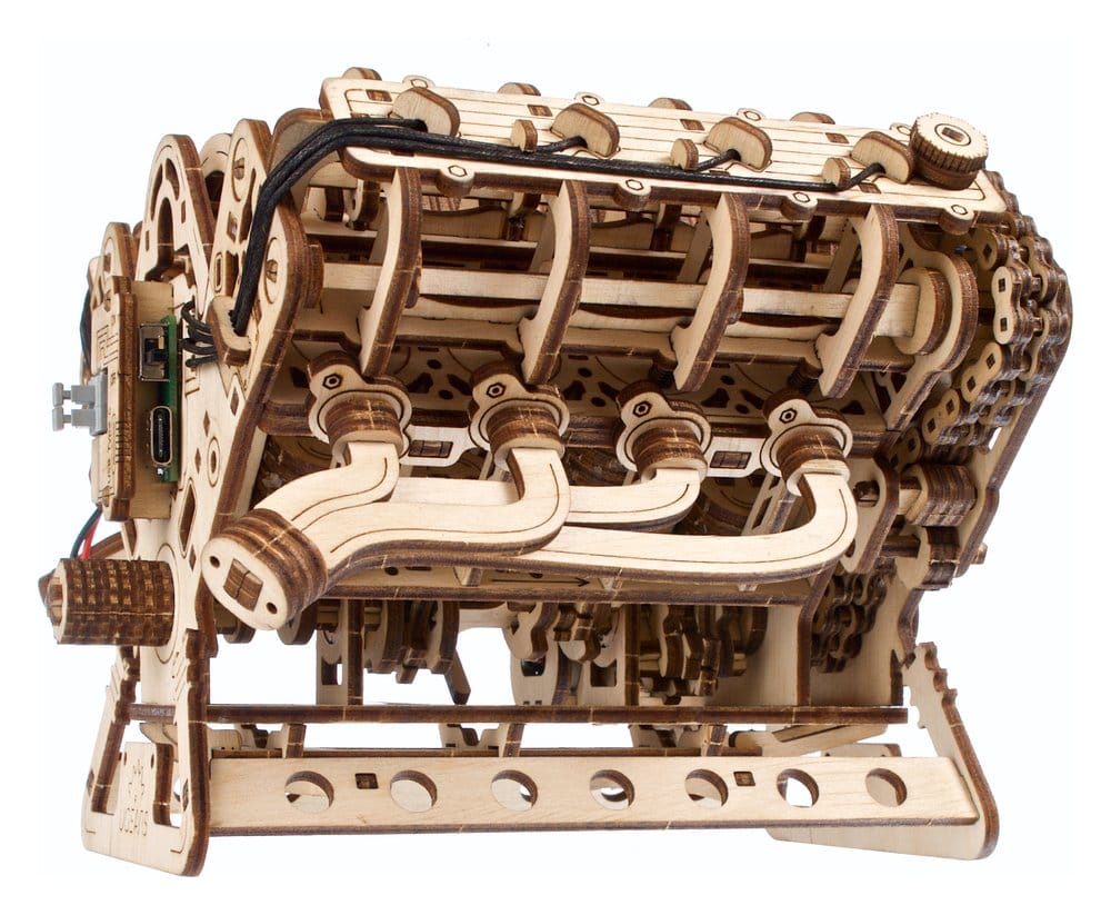 Ugears 3D-Holzpuzzle V8-Motor Image 21