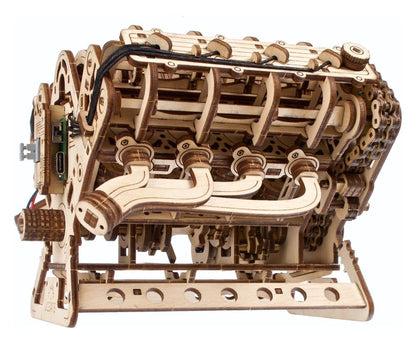 Ugears 3D-Holzpuzzle V8-Motor Image 21