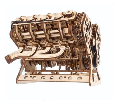 Ugears 3D-Holzpuzzle V8-Motor Image 23