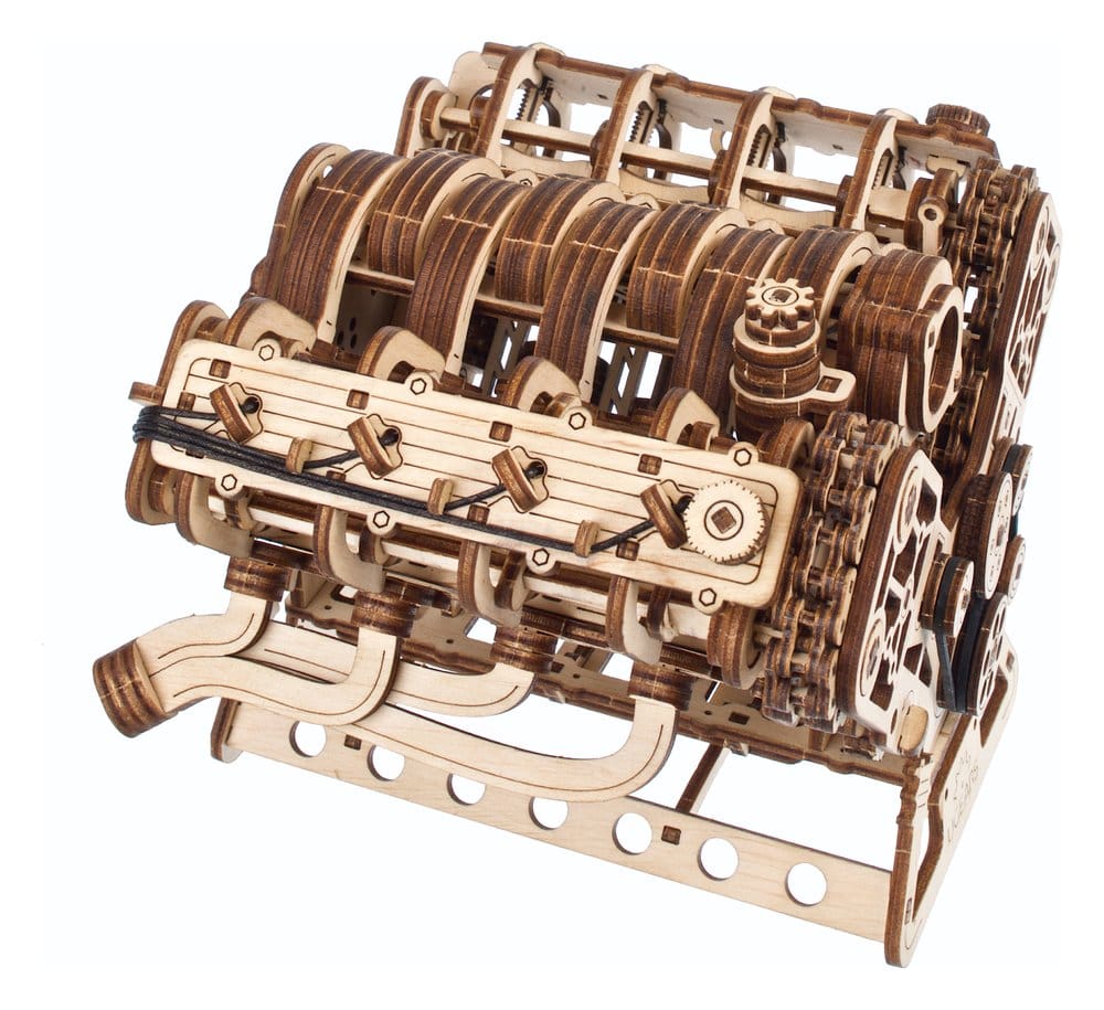 Ugears 3D-Holzpuzzle V8-Motor Image 24