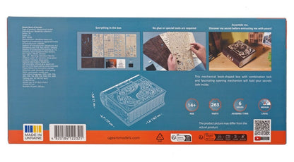 Ugears 3D-Holzpuzzle Buch der Geheimnisse Image 25