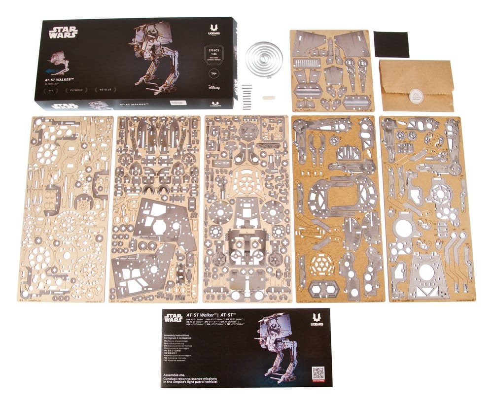 Star Wars 3D-Holzpuzzle AT-ST Walker Image 26
