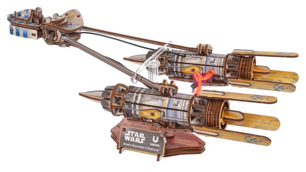 Star Wars 3D-Holzpuzzle Anakin Skywalker's Podracer Image 4
