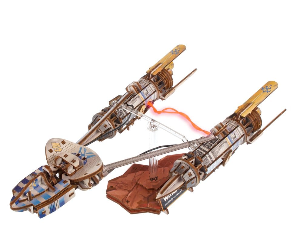 Star Wars 3D-Holzpuzzle Anakin Skywalker's Podracer Image 18