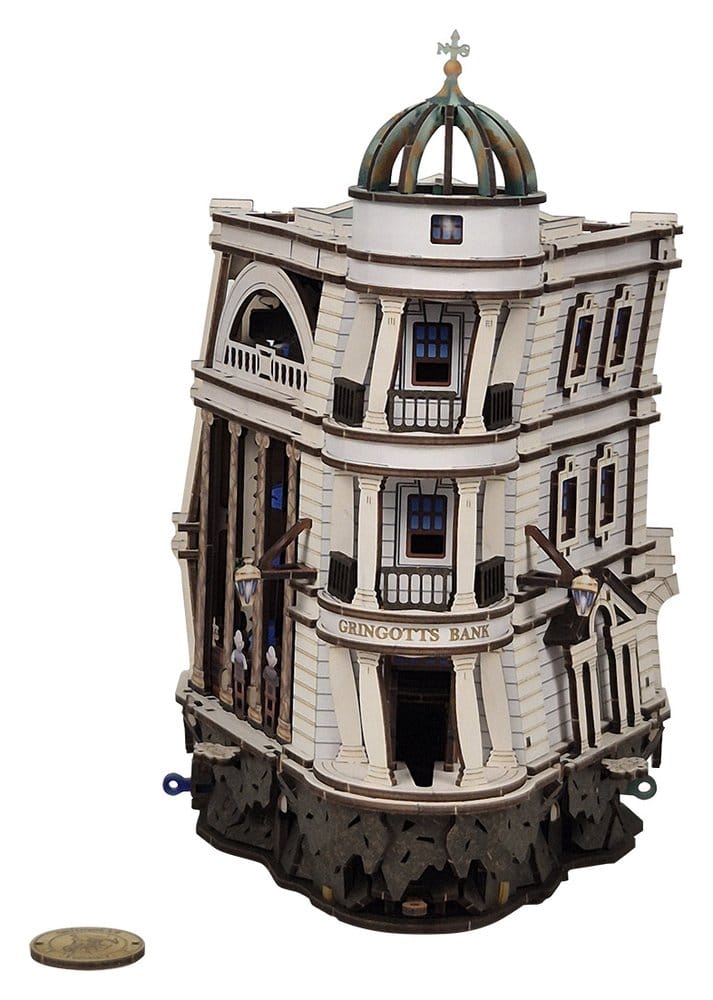 Harry Potter 3D-Holzpuzzle Gringotts Bank Murmelbahn Image 1