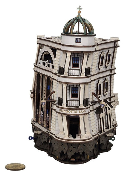 Harry Potter 3D-Holzpuzzle Gringotts Bank Murmelbahn Image 1