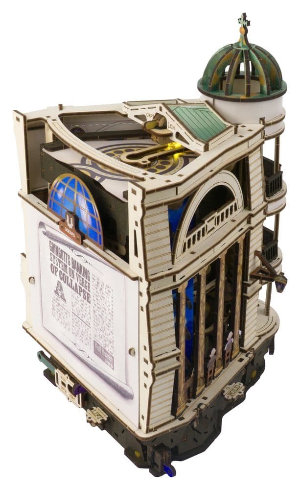 Harry Potter 3D-Holzpuzzle Gringotts Bank Murmelbahn Image 17