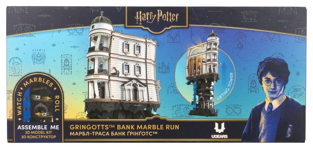 Harry Potter 3D-Holzpuzzle Gringotts Bank Murmelbahn Image 25