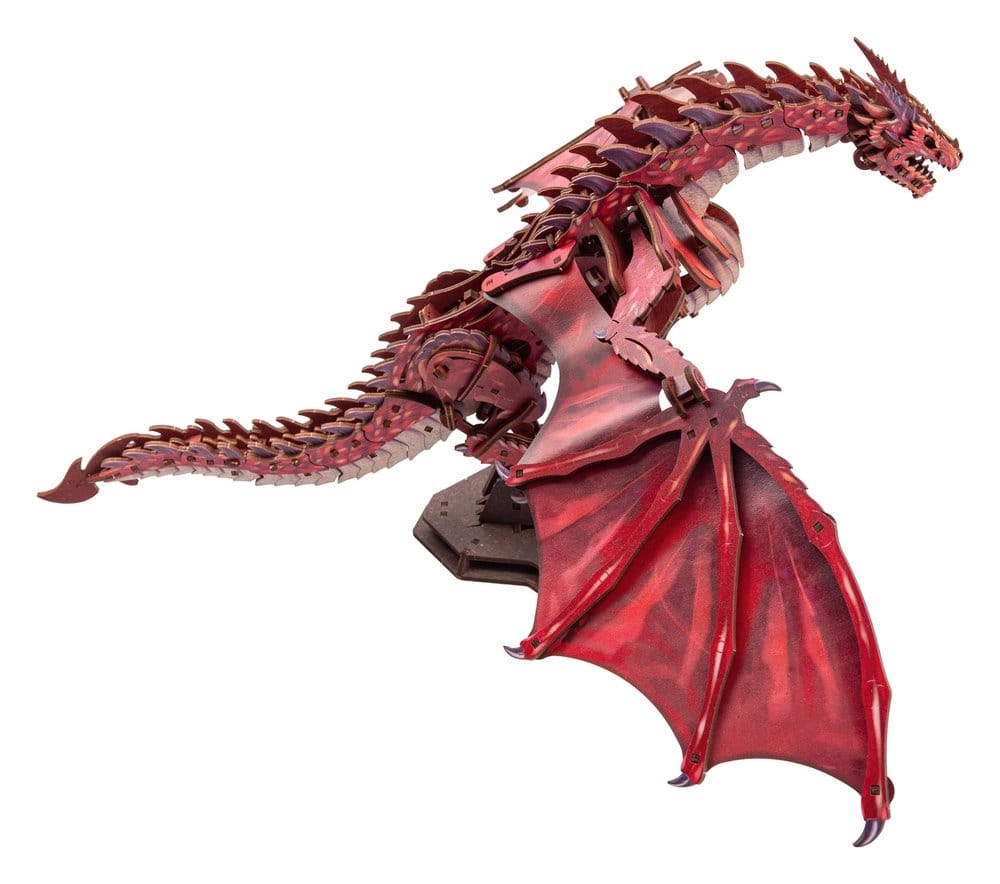 Ugears 3D Modellbausatz aus Holz Firestorm Dragon 43 cm Image 11